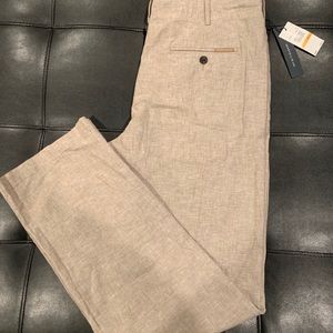 NWT Perry Ellis Men’s Linen Pants Size 33 x 32